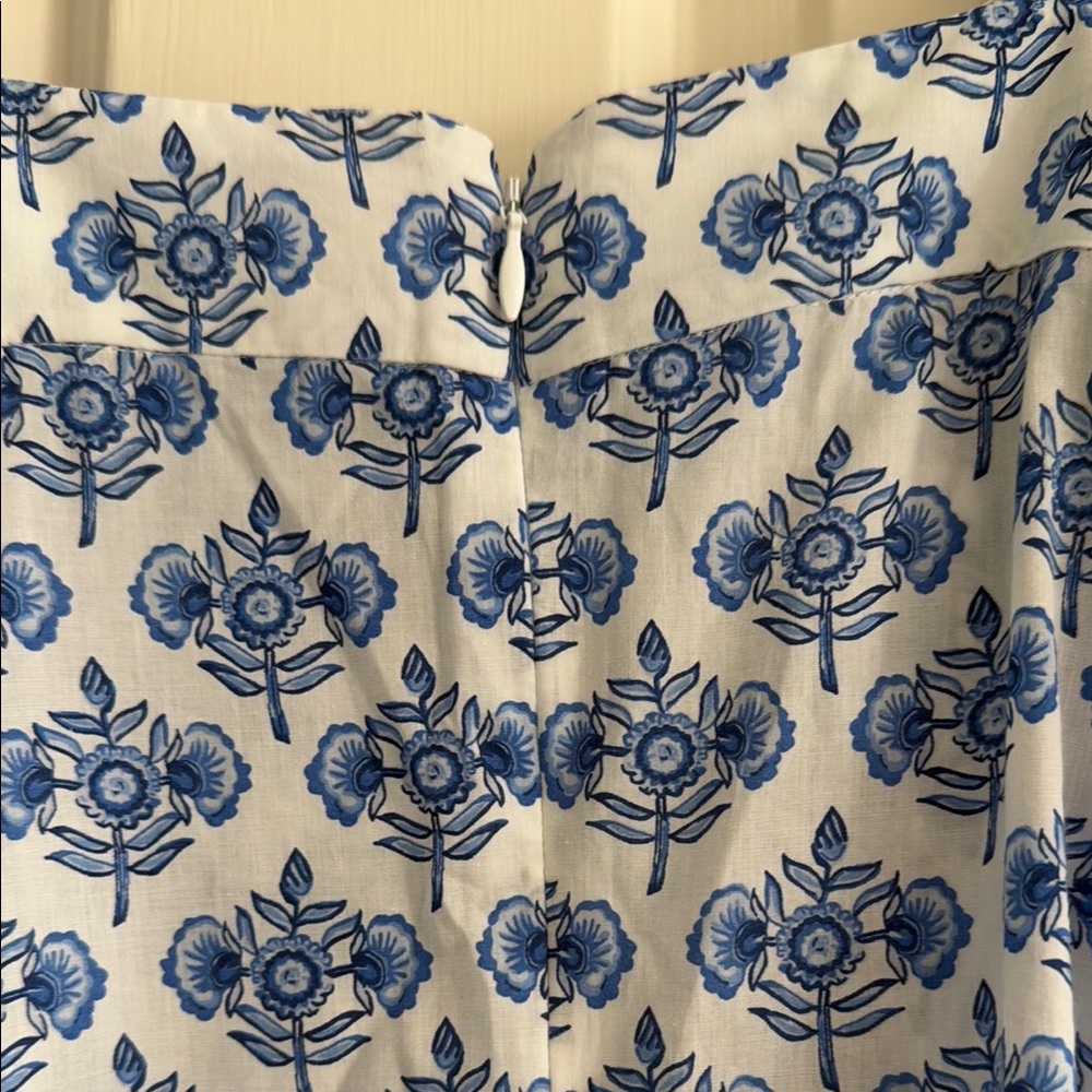 J. McLaughlin Larissa Dress - Blue Floral Maxi Dress - Picture 4 of 6